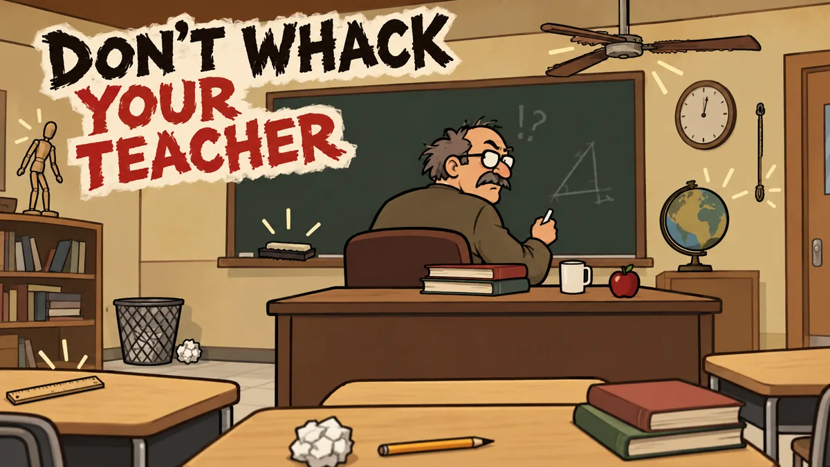 Don't Whack Your Teacher